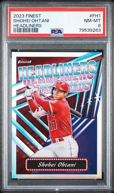 2023 Topps Finest Shohei Ohtani Finest Headliners #FH-1 card image