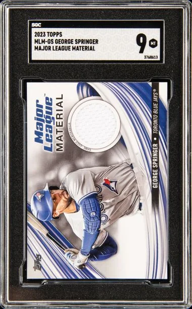 2023 Topps George Springer Game-Used Major League Material #MLM-GS card image