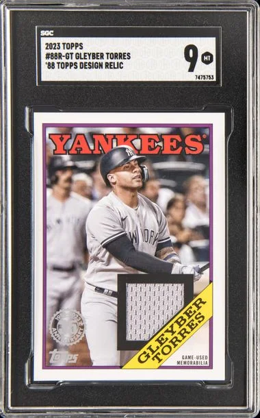 2023 Topps Gleyber Torres Game-Used 88 Topps Design Relics #88R-GT card image