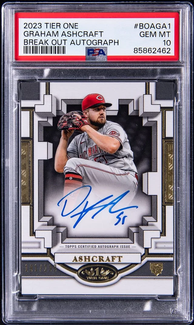 2023 Topps Graham Ashcraft Tier One Break Out Autographs #BOAGA1 card image