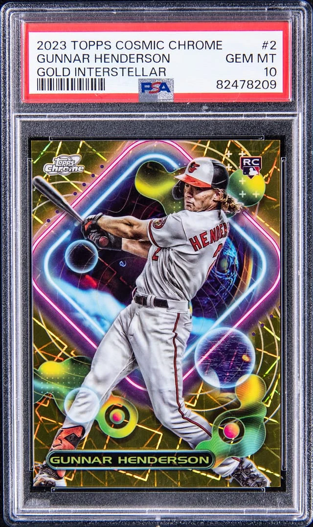 2023 Topps Gunnar Henderson Cosmic Chrome #2 card image