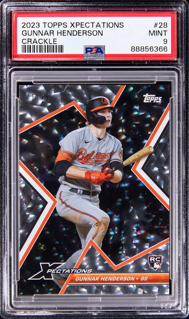2023 Topps Gunnar Henderson Xpectations Crackle #28 card image