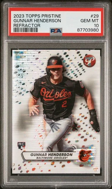 2023 Topps Gunnar Henderson Pristine Refractor #29 card image