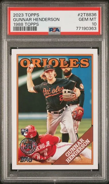 2023 Topps Gunnar Henderson 1988 Topps Baseball Series 2 #2T88-36 card image