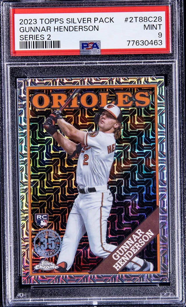 2023 Topps Gunnar Henderson Silver Pack Series 2 #2T88C28 card image