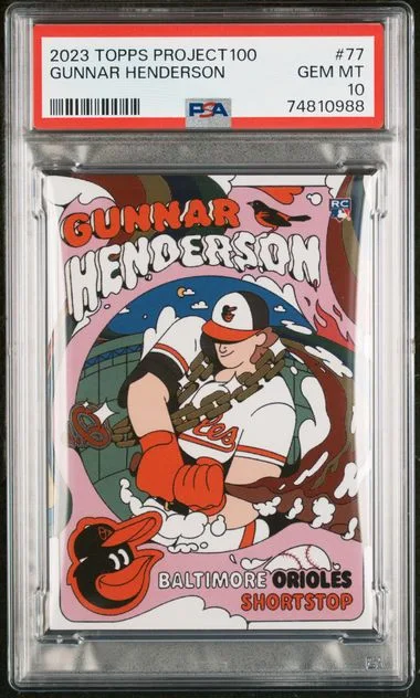 2023 Topps Gunnar Henderson Project100 #77 card image