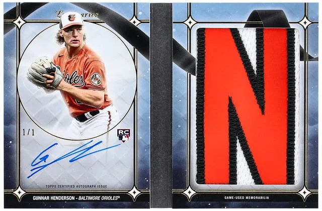 2023 Topps Gunnar Henderson Luminaries Autographed Letter Book #LBC-GH card image