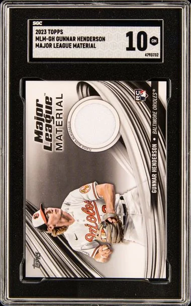 2023 Topps Gunnar Henderson Major League Material Relics Series 2 #MLM-GH card image