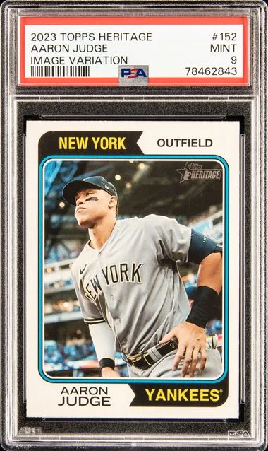 2023 Topps Heritage Aaron Judge Image Variation #152 card image