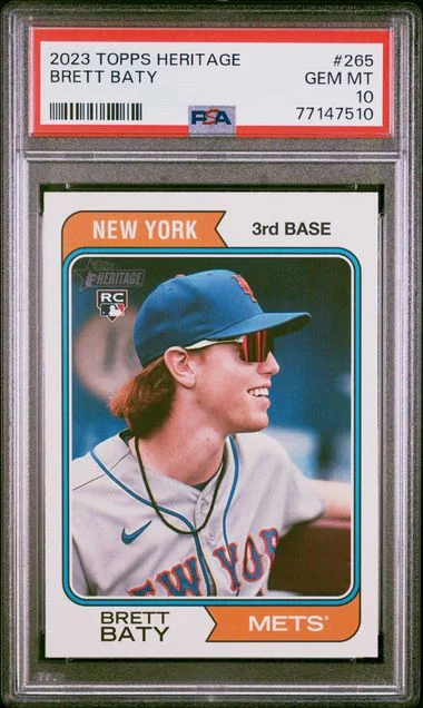 2023 Topps Heritage Brett Baty #265 card image