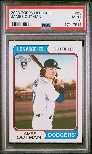 2023 Topps Heritage James Outman #93 card image