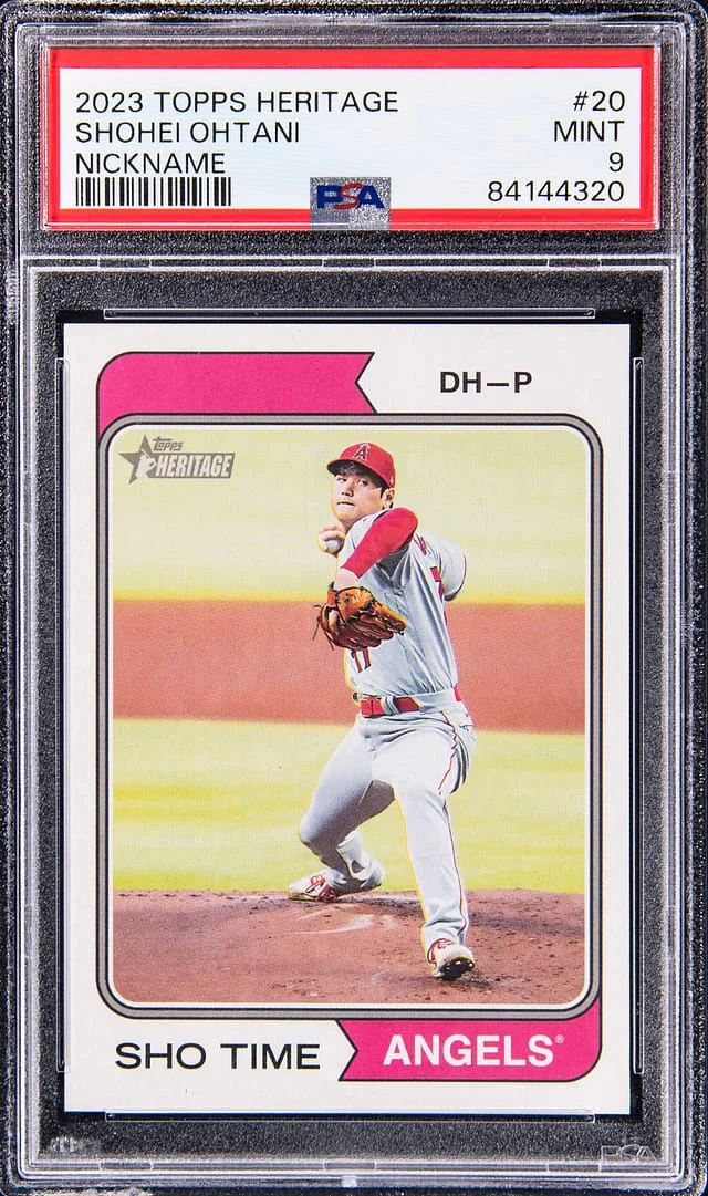 2023 Topps Heritage Shohei Ohtani #20 card image