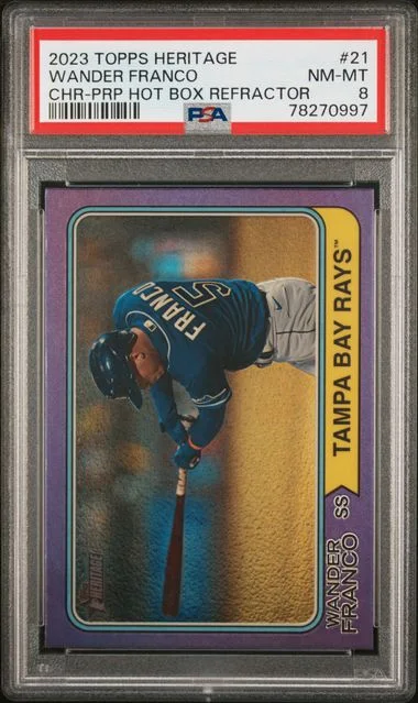 2023 Topps Heritage Wander Franco #21 card image