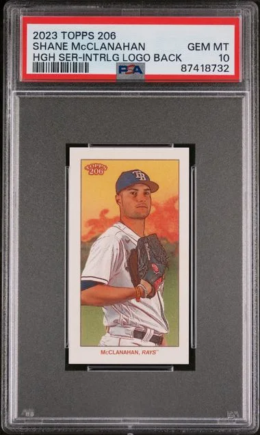 2023 Topps High Series Interleague Logo Back Shane McClanahan #206 card image