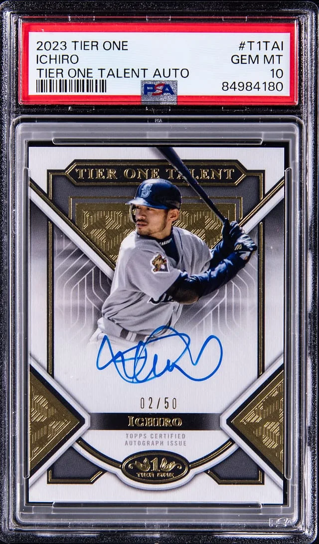 2023 Topps Ichiro Tier One Talent Auto #T1TAI card image