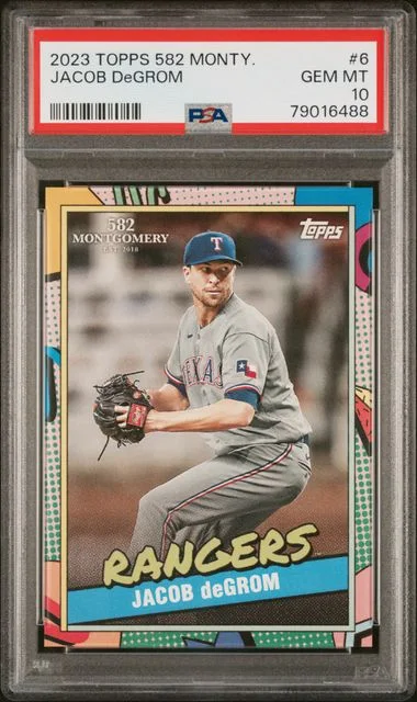 2023 Topps Jacob deGrom 582 Montgomery Set #6 card image