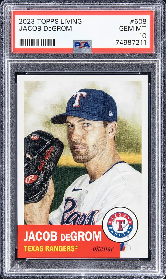 2023 Topps Jacob DeGrom Living #608 card image