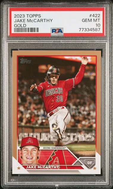 2023 Topps Jake McCarthy Gold #422 card image