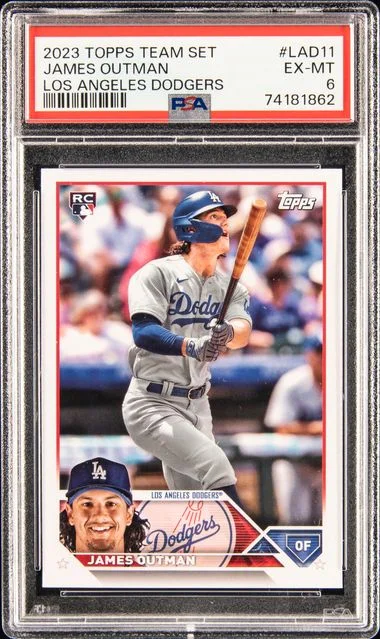 2023 Topps James Outman Team Set Los Angeles Dodgers #Lad11 card image