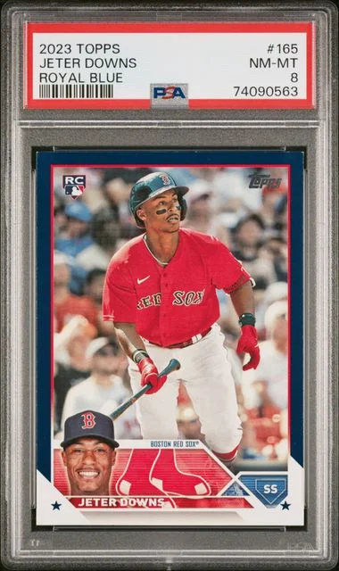 2023 Topps Jeter Downs Royal Blue #165 card image