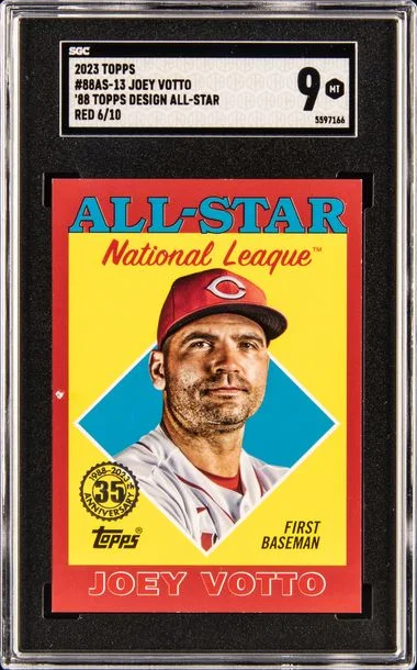 2023 Topps Joey Votto 88 Topps Design All-Star Red #88AS-13 card image