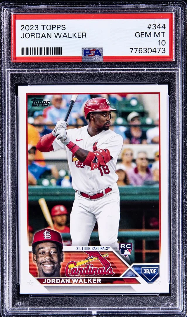 2023 Topps Jordan Walker #344 card image