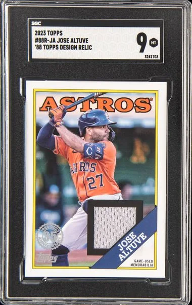 2023 Topps Jose Altuve Game-Used 88 Topps Design Relics #88R-JA card image