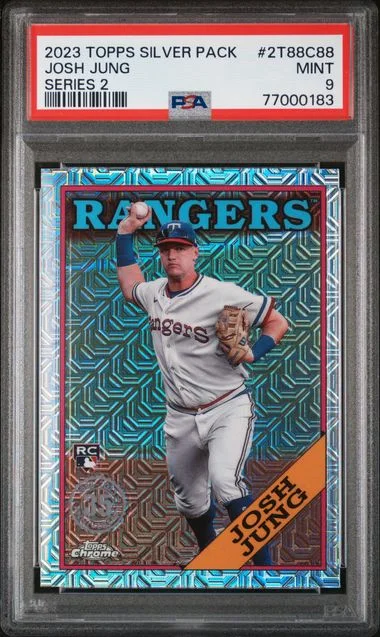 2023 Topps Josh Jung Silver Pack 1988 Chrome Promo Series 2 #2T88C88 card image
