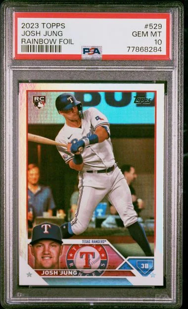 2023 Topps Josh Jung Rainbow Foil #529 card image