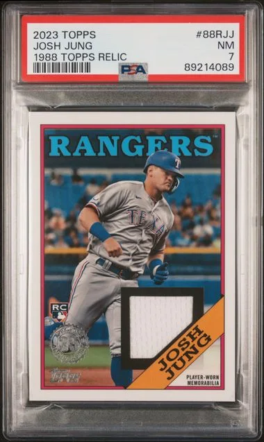 2023 Topps Josh Jung 1988 Topps Baseball Relics Series 2 #88RJJ card image