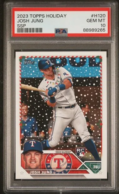 2023 Topps Josh Jung Holiday #H120 card image