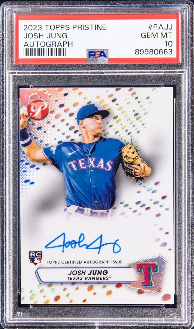 2023 Topps Josh Jung Pristine Autograph #PA-JJ card image