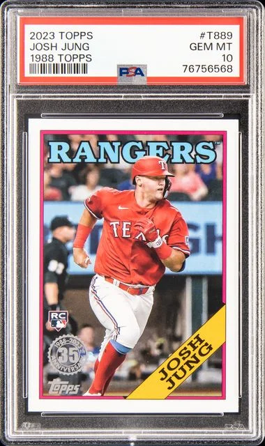 2023 Topps Josh Jung 1988 Topps Baseball #T889 card image