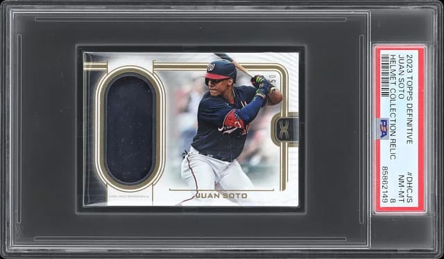 2023 Topps Juan Soto Definitive Collection Helmet Relic #DHCJS card image