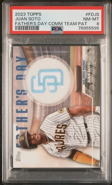 2023 Topps Juan Soto Father's Day Commemorative Team Patch #FDJS card image