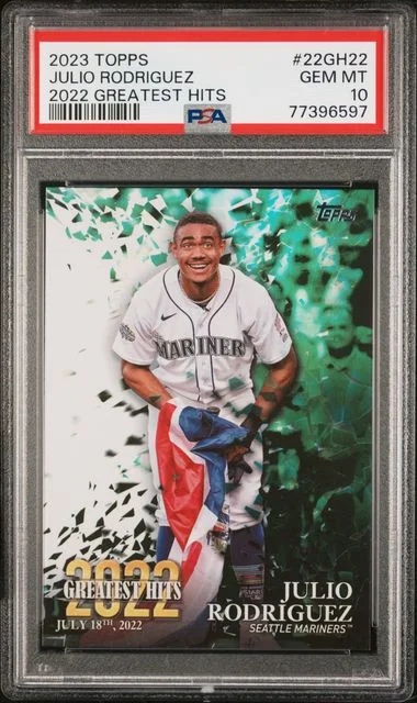 2023 Topps Julio Rodriguez 2022 Greatest Hits #22GH22 card image