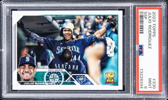 2023 Topps Julio Rodriguez Silver Foil #330 card image