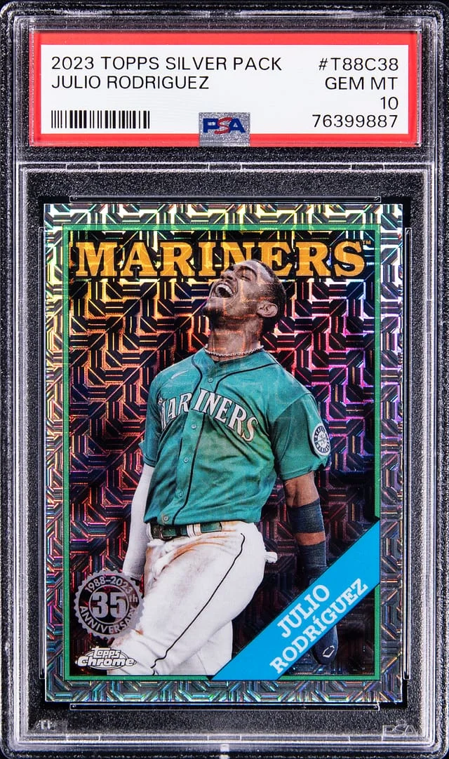 2023 Topps Julio Rodriguez Silver Pack #T88C38 card image