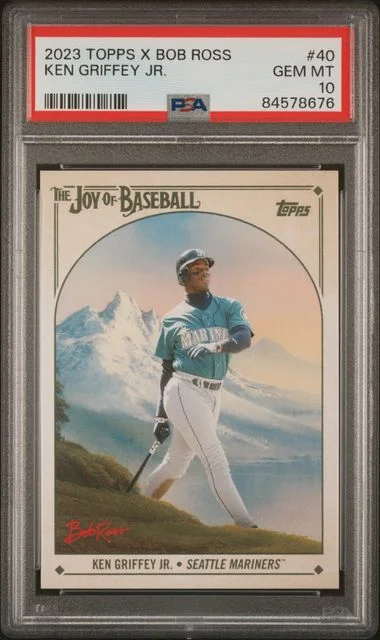 2023 Topps Ken Griffey Jr. X Bob Ross The Joy Of Baseball #40 card image