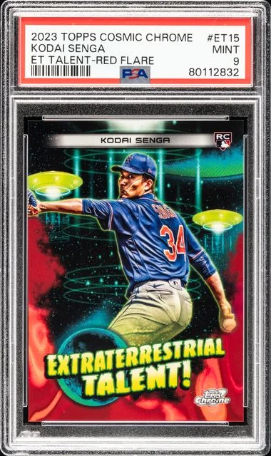 2023 Topps Kodai Senga Cosmic Chrome Extraterrestrial Talent Gold Interstellar #ET15 card image