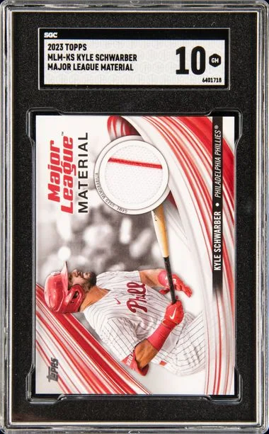 2023 Topps Kyle Schwarber Game-Used Major League Material #MLM-KS card image