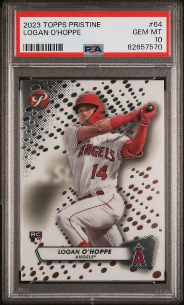 2023 Topps Logan O'Hoppe Pristine #64 card image