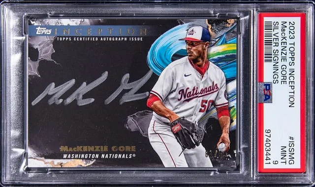 2023 Topps MacKenzie Gore Inception Silver Signings #ISS-MG card image
