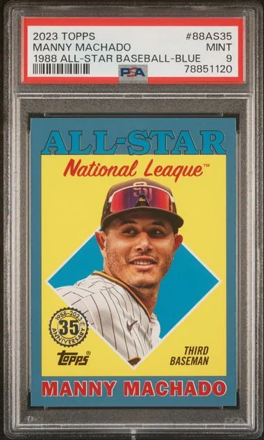 2023 Topps Manny Machado 1988 Topps All-Star Baseball Blue #88As35 card image