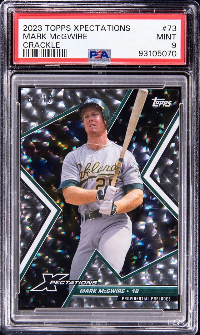 2023 Topps Mark McGwire Xpectations Crackle #73 card image