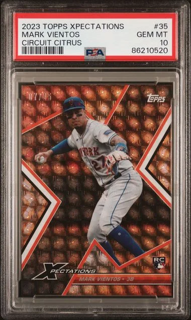 2023 Topps Mark Vientos Xpectations Circuit Citrus #35 card image