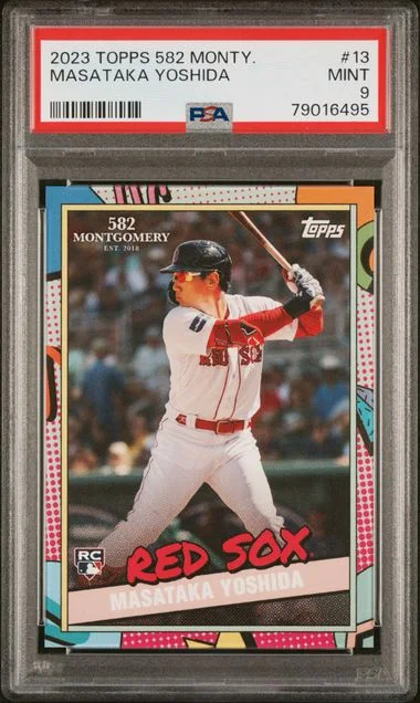 2023 Topps Masataka Yoshida 582 Montgomery Set #13 card image