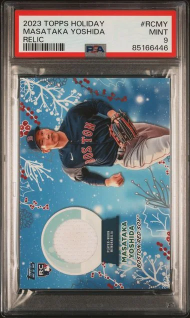 2023 Topps Masataka Yoshida Holiday Relics #RCMY card image