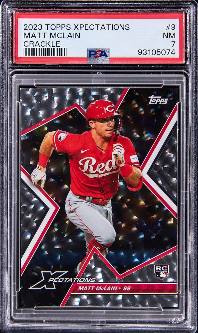 2023 Topps Matt McLain Xpectations Crackle #9 card image