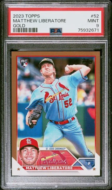 2023 Topps Matthew Liberatore Gold #52 card image